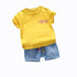 Boys short sleeve suit summer two-piece set